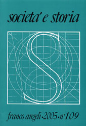 Issue, Società e storia. Fascicolo 22, 2005, Franco Angeli