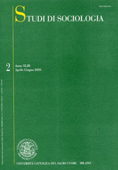 Fascicolo, Studi di sociologia. N. 2 - 2005, 2005, Vita e Pensiero