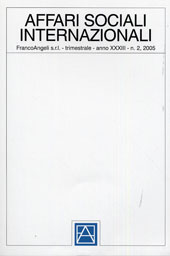 Heft, Affari sociali internazionali. Fascicolo 2, 2005, Franco Angeli