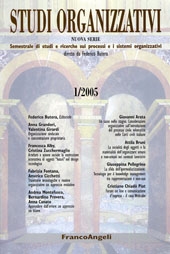 Fascicule, Studi organizzativi. Fascicolo 1, 2005, Franco Angeli