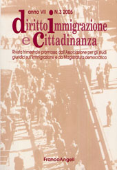 Fascicolo, Diritto, immigrazione e cittadinanza. Fascicolo 3, 2005, Franco Angeli