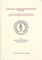 Capitolo, Tempo e genesi del testo. Un esperimento in rete, Firenze University Press