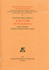E-book, Scrittori in filigrana : studi di letteratura da Dante a Leopardi a Saba e ad Alvaro, Giardini