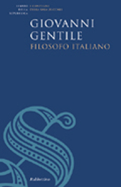 Chapter, Giovanni Gentile pensatore italiano del Novecento, Rubbettino