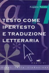 E-book, Testo come ipertesto e traduzione letteraria, Ponzio, Augusto, Guaraldi