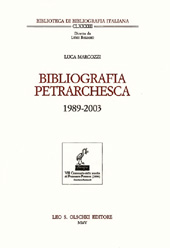 E-book, Bibliografia petrarchesca : 1989-2003, L.S. Olschki