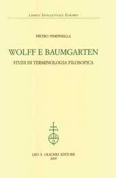 E-book, Wolff e Baumgarten : studi di terminologia filosofica, L.S. Olschki