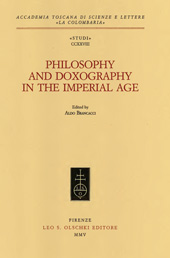 Chapter, Deux problèmes doxographiques chez Philon d'Alexandrie : Posidonius et Enésidème, L.S. Olschki