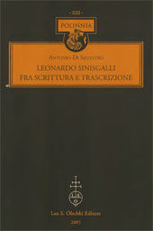 E-book, Leonardo Sinisgalli fra scrittura e trascrizione, L.S. Olschki