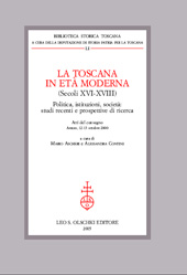 Chapter, Le istituzioni assistenziali in Toscana in età moderna : una rassegna storiografica attraverso gli ultimi decenni, L.S. Olschki