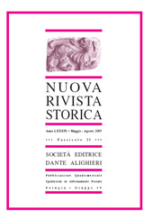 Fascículo, Nuova rivista storica : LXXXIX, 2, 2005, Società editrice Dante Alighieri