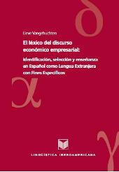 E-book, El léxico del discurso económico empresarial : identificación, selección y enseñanza en espãnol como lengua extranjera con fines específicos, Iberoamericana Vervuert