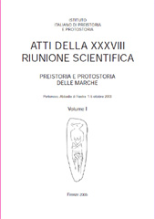 Capítulo, Aspetti del Neolitico medio recente : il ruolo del territorio marchigiano, Istituto italiano di preistoria e protostoria