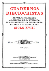 Fascicule, Cuadernos dieciochistas : 6, 2005, Ediciones Universidad de Salamanca