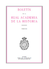 Fascículo, Boletín de la Real Academia de la Historia : CCII, III, 2005, Real Academia de la Historia