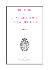 Fascicule, Boletín de la Real Academia de la Historia : CCII, I, 2005, Real Academia de la Historia