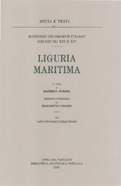 E-book, Rationes decimarum Italiae nei secoli XIII e XIV : Liguria maritima, Biblioteca apostolica vaticana