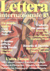 Article, Derrida, filosofo della differenza, Lettera Internazionale