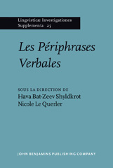 eBook, Les Periphrases Verbales, John Benjamins Publishing Company