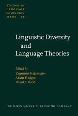 Linguistic Diversity and Language Theories - Frajzyngier, Zygmunt ...