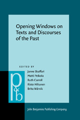 eBook, Opening Windows on Texts and Discourses of the Past, John Benjamins Publishing Company