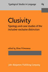 E-book, Clusivity, John Benjamins Publishing Company