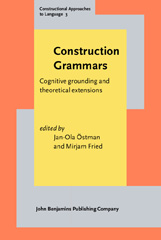 eBook, Construction Grammars, John Benjamins Publishing Company