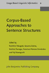 E-book, Corpus-Based Approaches to Sentence Structures, John Benjamins Publishing Company