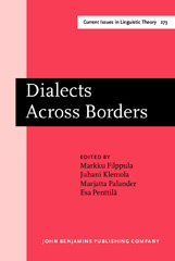 E-book, Dialects Across Borders, John Benjamins Publishing Company