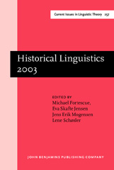 E-book, Historical Linguistics 2003, John Benjamins Publishing Company