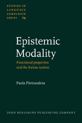 eBook, Epistemic Modality, John Benjamins Publishing Company