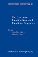 E-book, The Function of Function Words and Functional Categories, John Benjamins Publishing Company