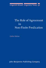 E-book, The Role of Agreement in Non-Finite Predication, John Benjamins Publishing Company