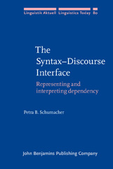 eBook, The Syntax-Discourse Interface, Schumacher, Petra B., John Benjamins Publishing Company