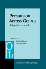 E-book, Persuasion Across Genres, John Benjamins Publishing Company