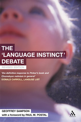 E-book, The 'Language Instinct' Debate, Bloomsbury Publishing