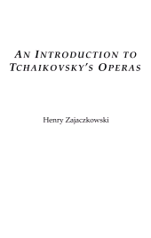 E-book, An Introduction to Tchaikovsky's Operas, Bloomsbury Publishing
