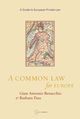 E-book, A Common Law for Europe, Benacchio, Gian Antonio, Central European University Press