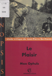 E-book, Le plaisir, Max Ophuls : Étude critique de Jean-Pierre Berthomé, Armand Colin (réédition numérique FeniXX)