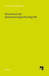 E-book, Wörterbuch der phänomenologischen Begriffe, Felix Meiner Verlag