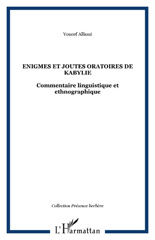 eBook, Enigmes et joutes oratoires de Kabylie : Commentaire linguistique et ethnographique, Allioui, Youcef, L'Harmattan