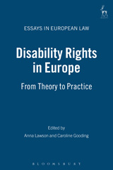 eBook, Disability Rights in Europe, Hart Publishing