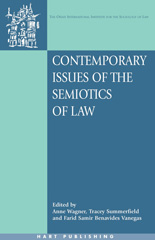 eBook, Contemporary Issues of the Semiotics of Law, Hart Publishing
