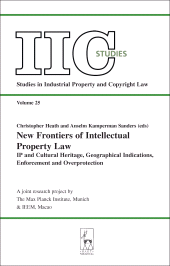 eBook, New Frontiers of Intellectual Property Law : IP and Cultural Heritage - Geographical Indications - Enforcement - Overprotection, Hart Publishing