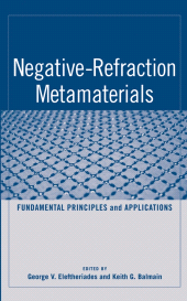 E-book, Negative-Refraction Metamaterials : Fundamental Principles and Applications, IEEE Press