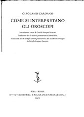 eBook, Come si interpretano gli oroscopi, Cardano, Girolamo, Istituti editoriali e poligrafici internazionali