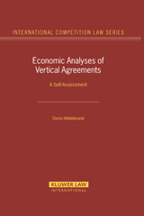 E-book, Economic Analyses of Vertical Agreements, Hildebrand, Doris, Kluwer Law International