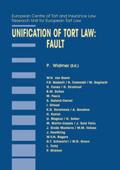 E-book, Unification of Tort Law : Fault, Kluwer Law International