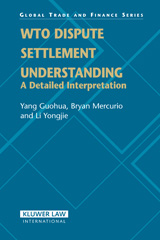 E-book, WTO Dispute Settlement Understanding, Guohua, Yang, Kluwer Law International
