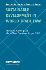 E-book, Sustainable Development in World Trade Law, Kluwer Law International